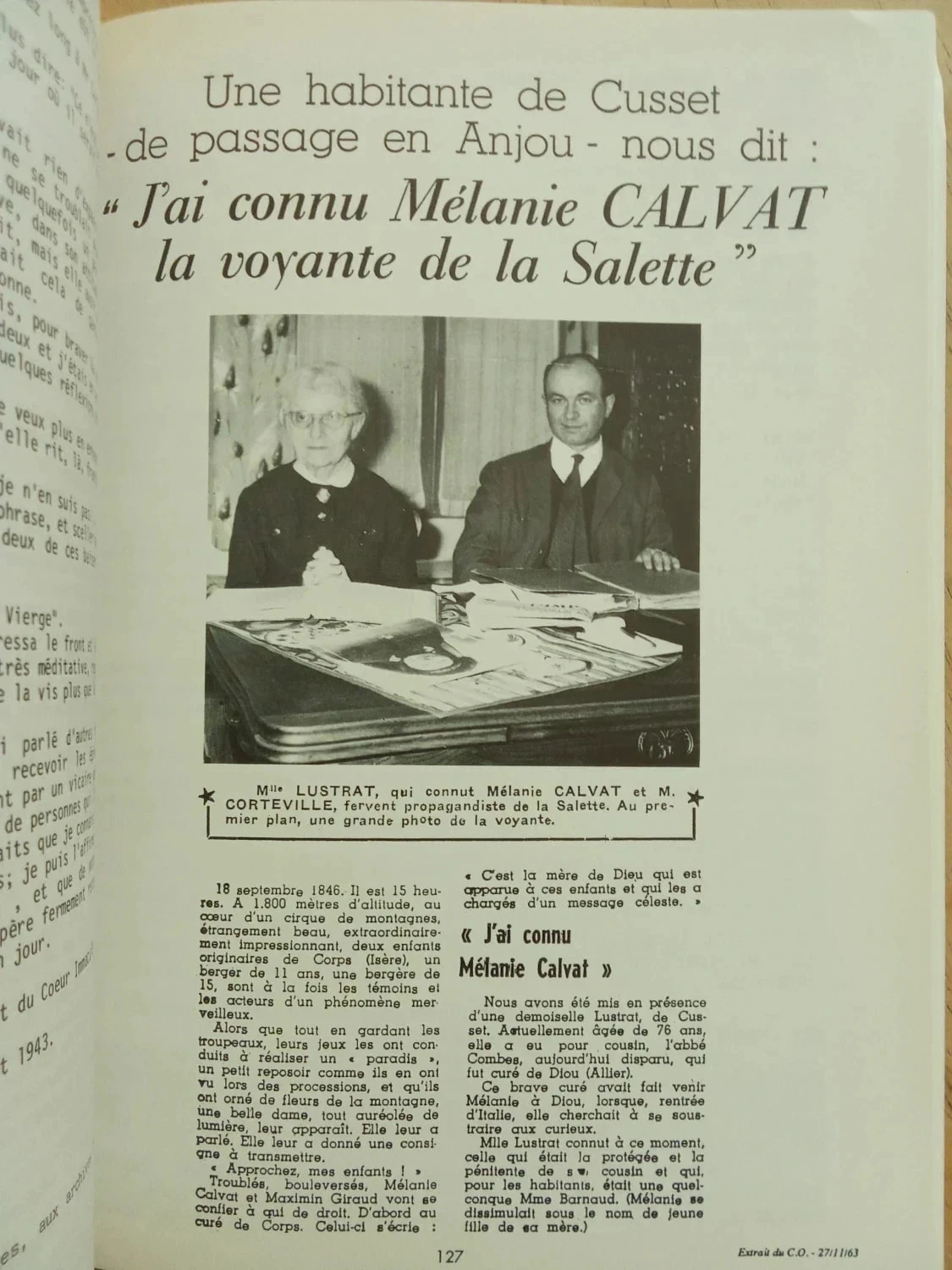 Testimonios históricos sobre Melanie Calvat Pastora de la Salette – photo 3